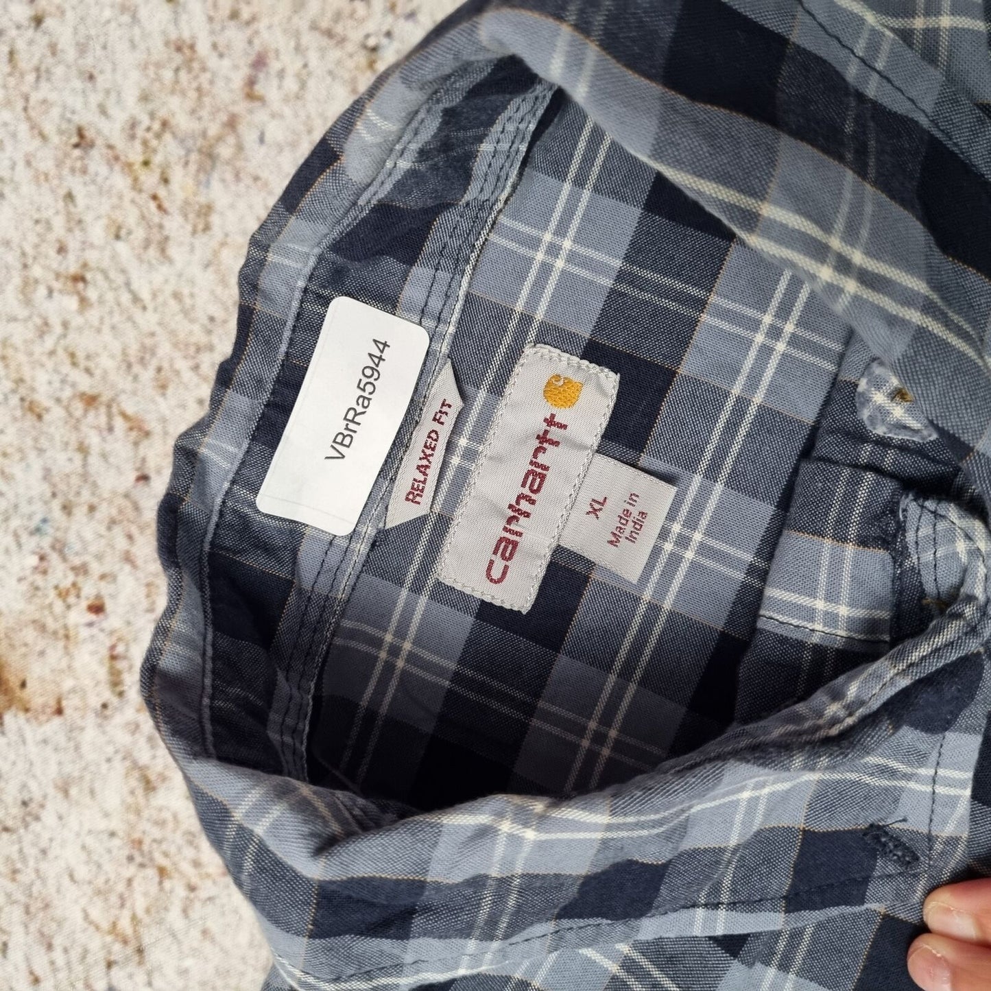 Carhartt SHIRT WORK WEAR OUTDOORS UTILITY SHORT SLEEVE - Blue - Size XL