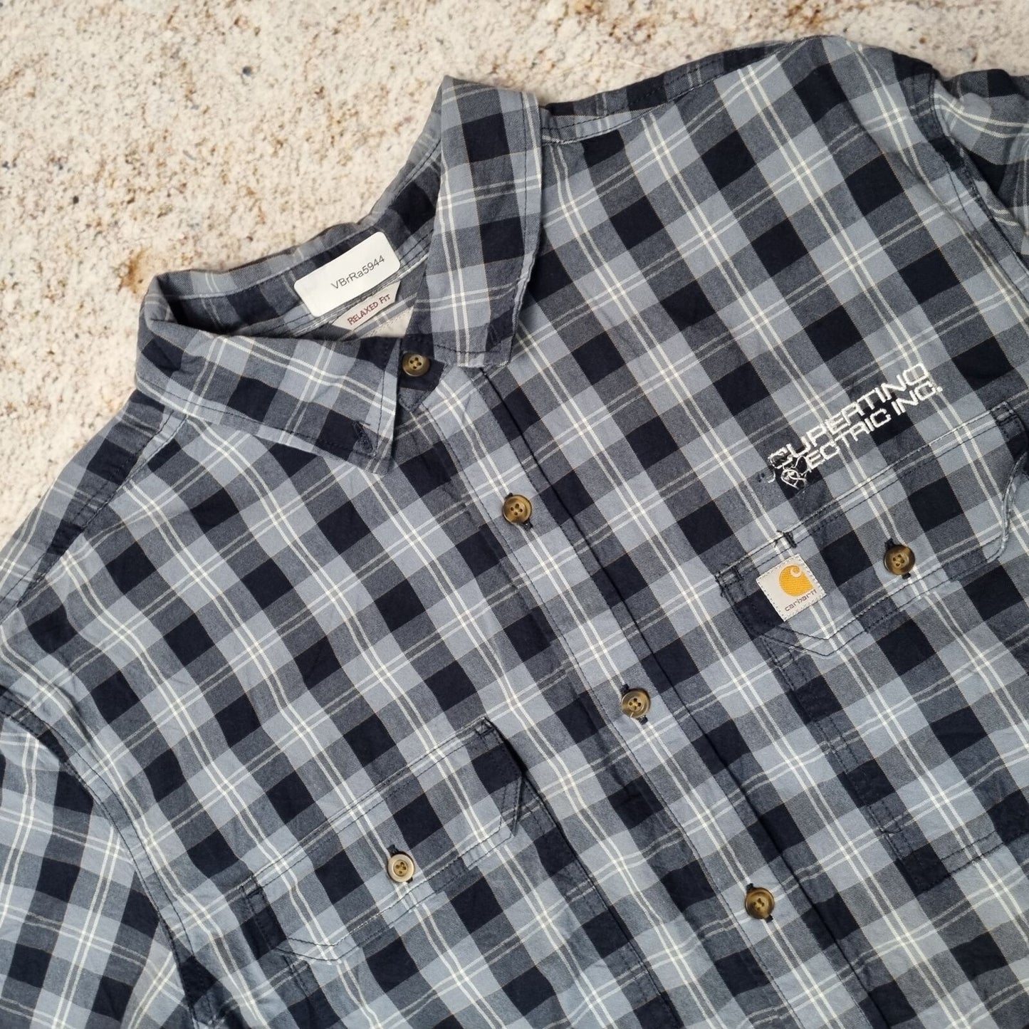 Carhartt SHIRT WORK WEAR OUTDOORS UTILITY SHORT SLEEVE - Blue - Size XL