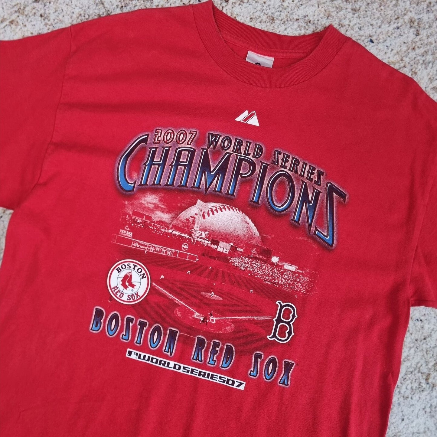 AAA T-SHIRT BOSTON RED SOX 2007 MLB TOP TEE - Red - Size M
