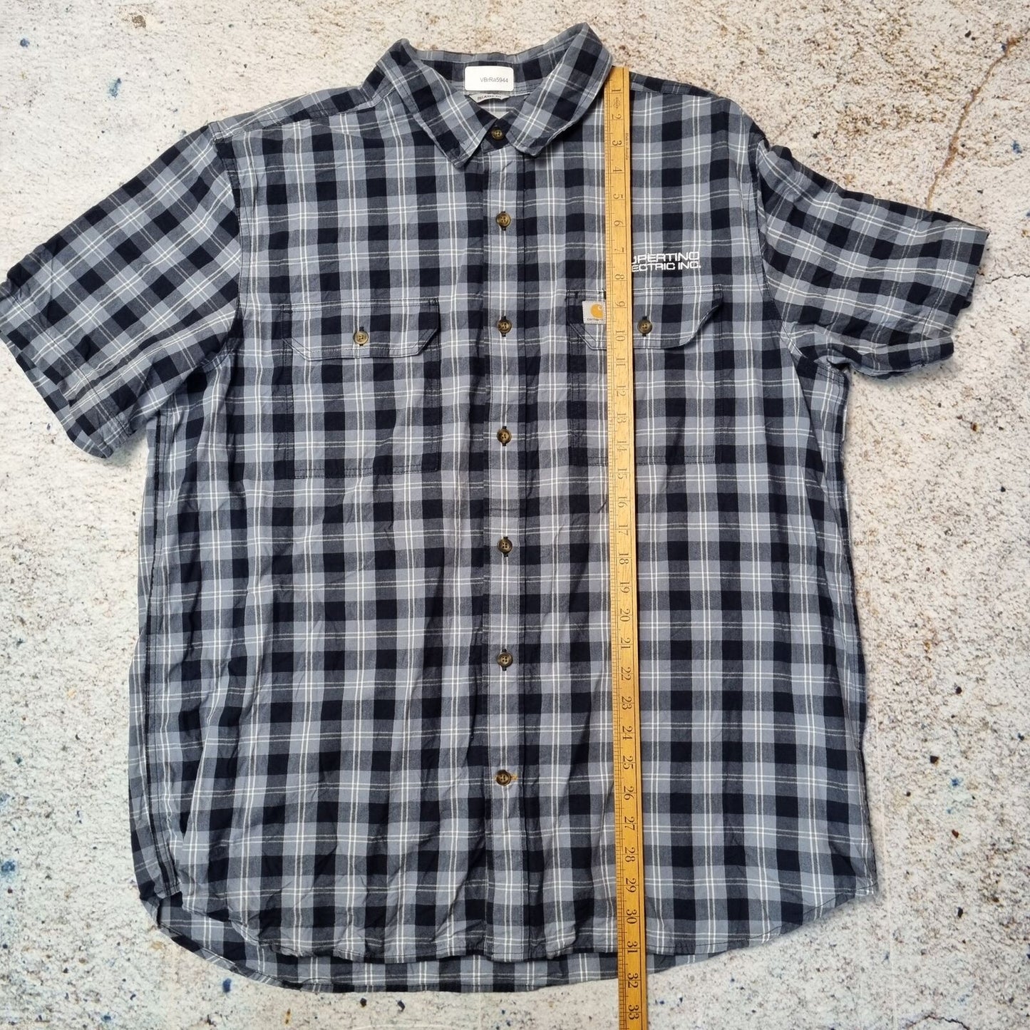 Carhartt SHIRT WORK WEAR OUTDOORS UTILITY SHORT SLEEVE - Blue - Size XL