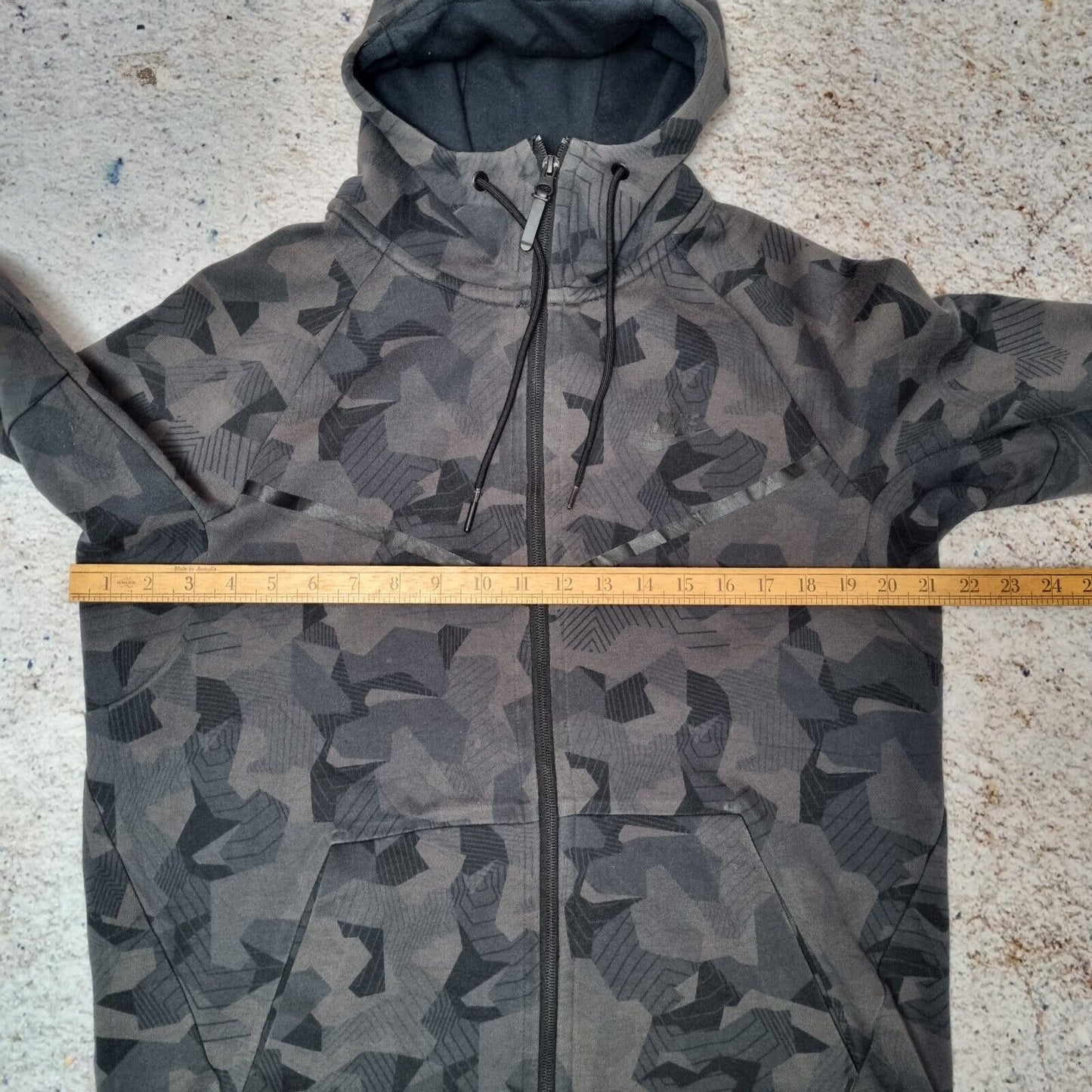Nike Tech Fleece Windrunner Hoodie Full Zip Camo black green Zip up Medium Men's
