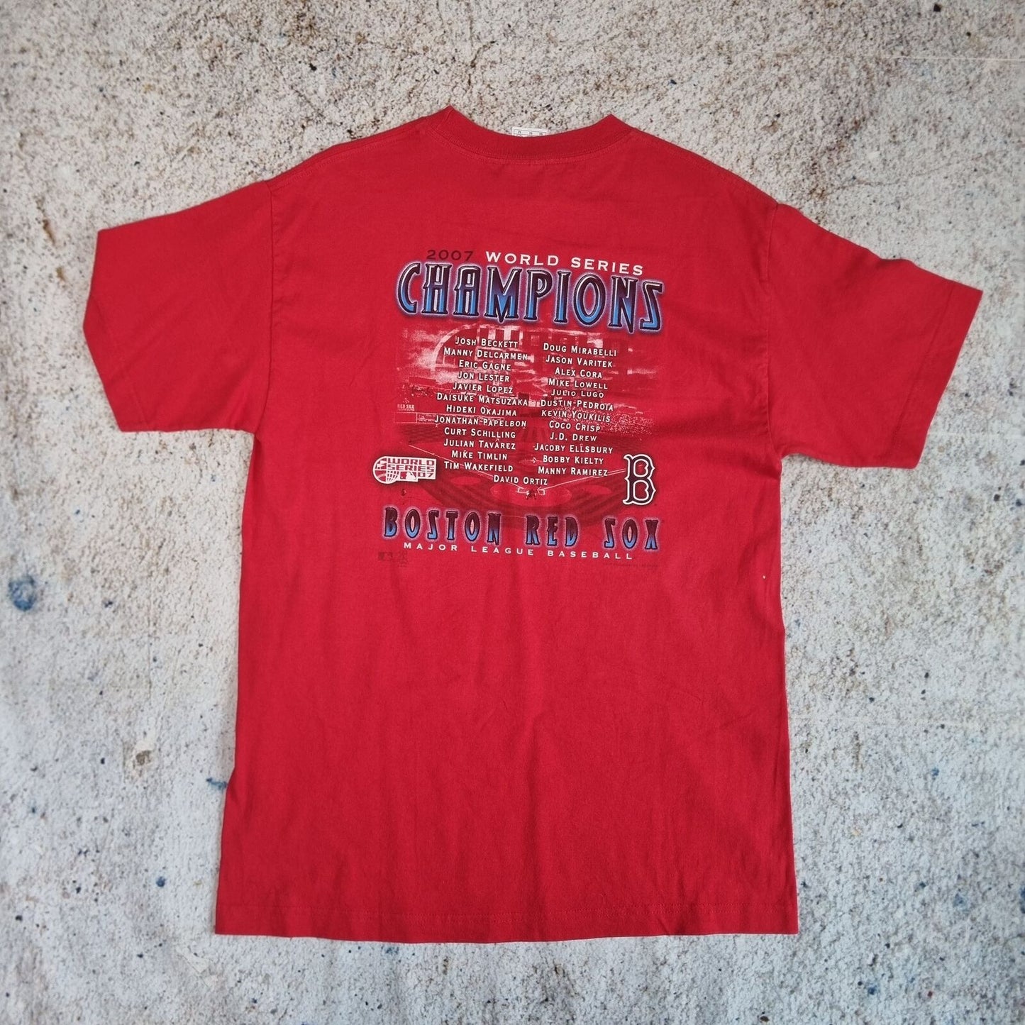 AAA T-SHIRT BOSTON RED SOX 2007 MLB TOP TEE - Red - Size M