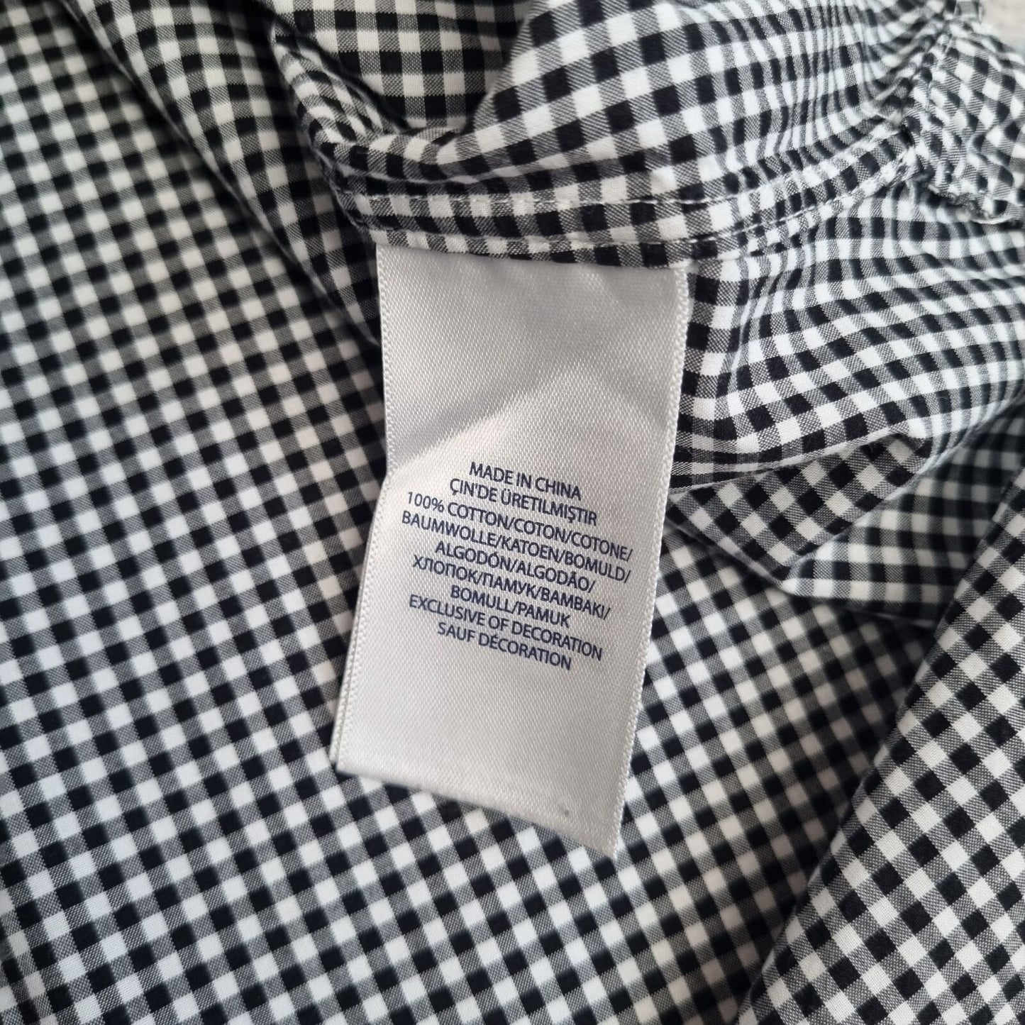 Ralph Lauren OXFORD SHIRT CHECK 15 1/2 39 - Black - Size S