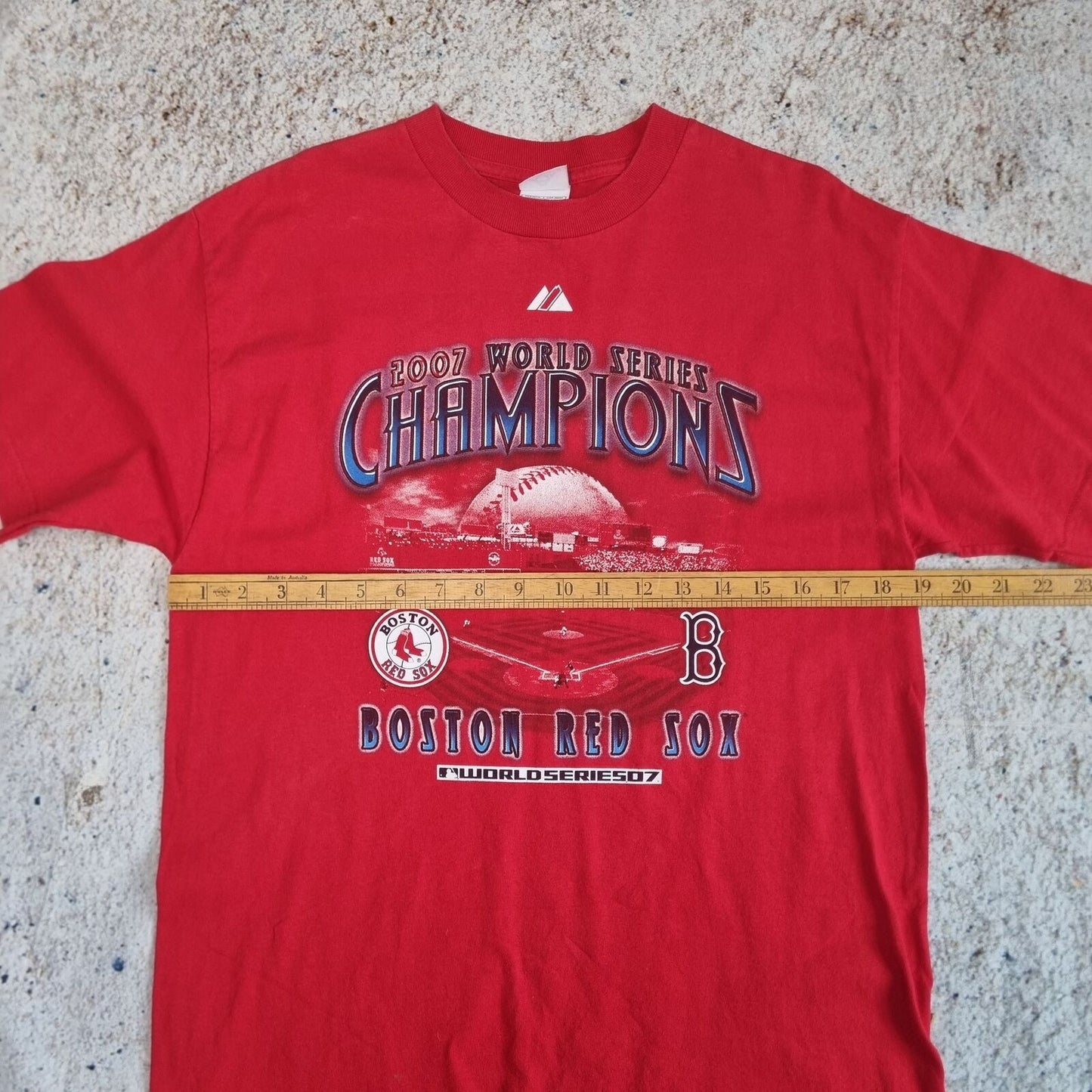 AAA T-SHIRT BOSTON RED SOX 2007 MLB TOP TEE - Red - Size M