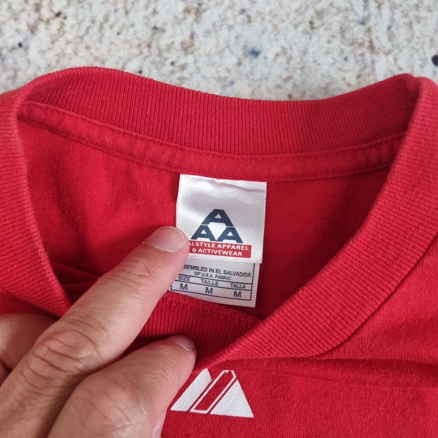 AAA T-SHIRT BOSTON RED SOX 2007 MLB TOP TEE - Red - Size M