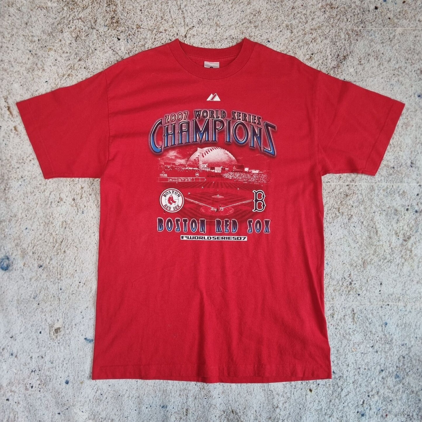 AAA T-SHIRT BOSTON RED SOX 2007 MLB TOP TEE - Red - Size M