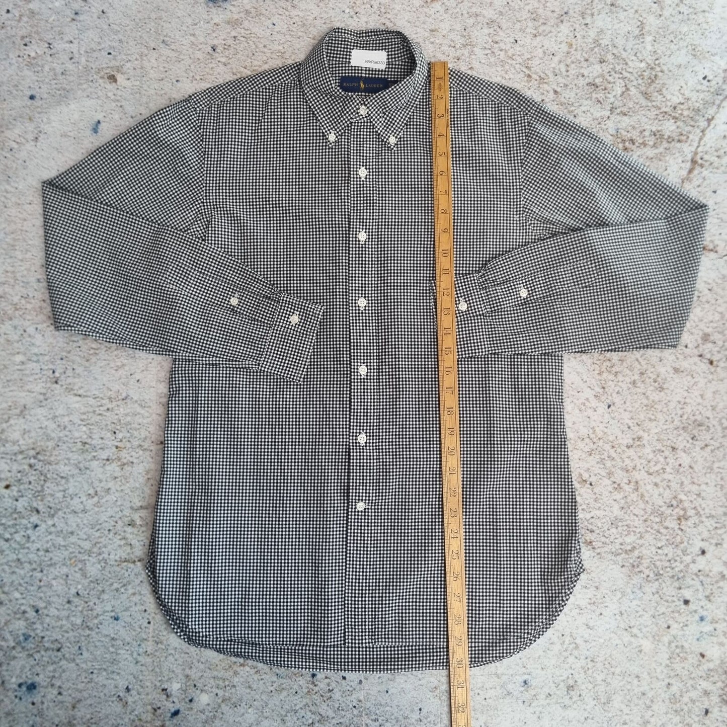 Ralph Lauren OXFORD SHIRT CHECK 15 1/2 39 - Black - Size S