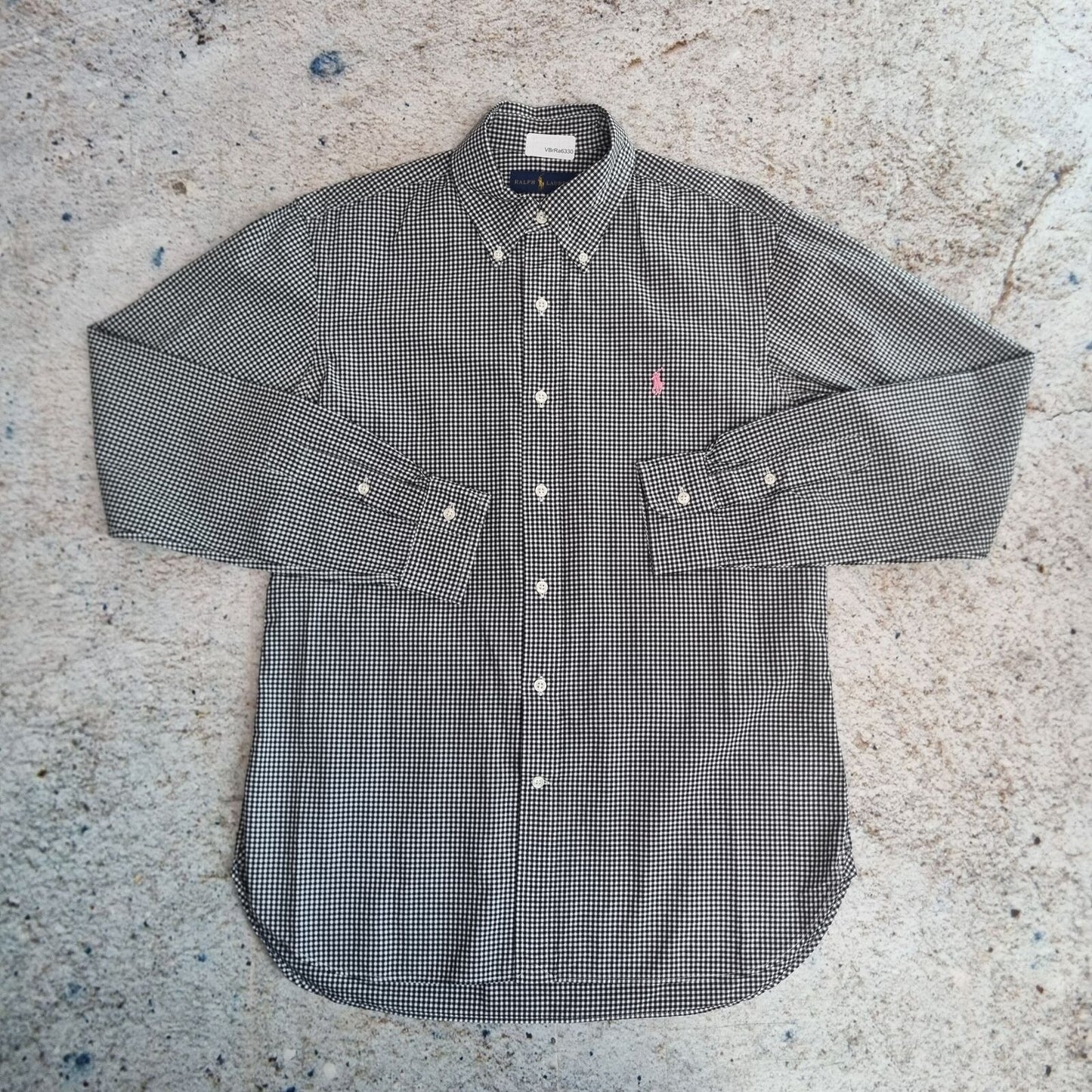 Ralph Lauren OXFORD SHIRT CHECK 15 1/2 39 - Black - Size S