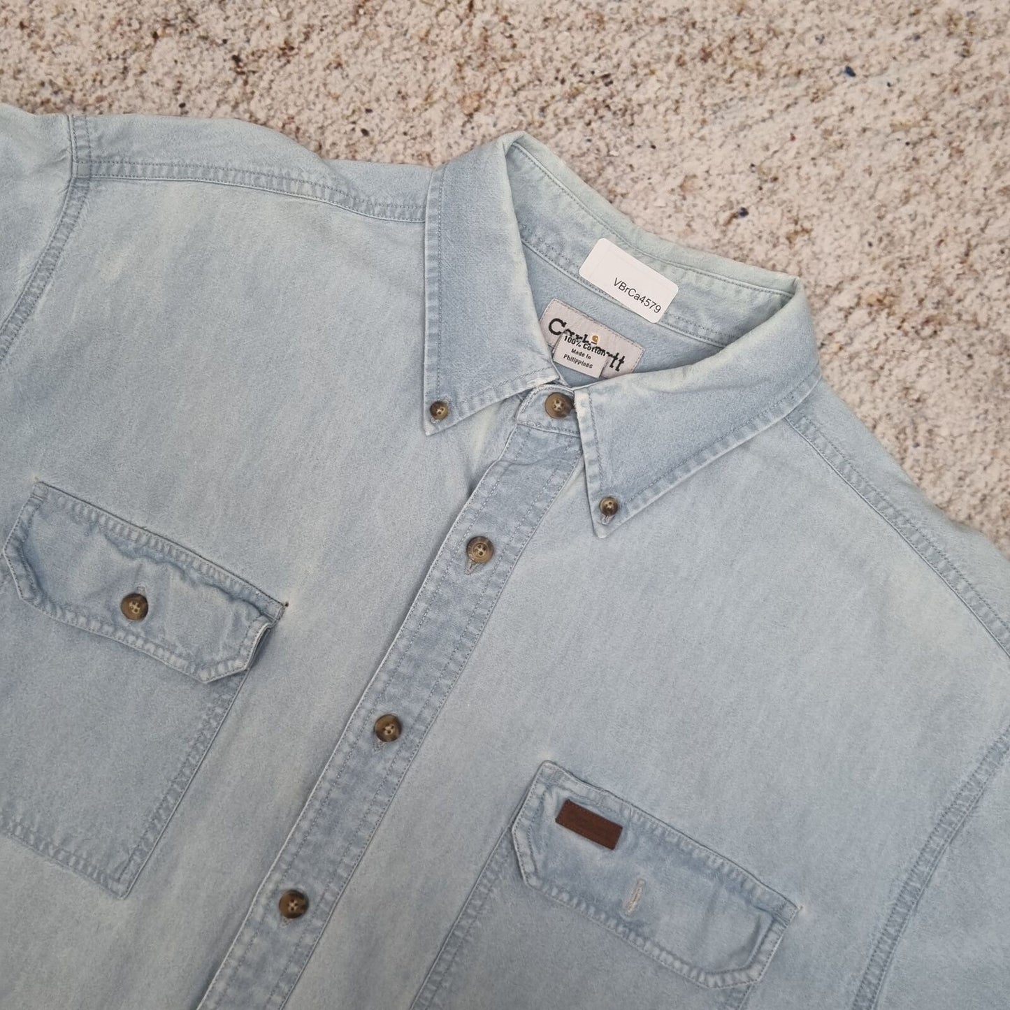 Carhartt DENIM SHIRT WORKWEAR VINTAGE - Blue - Size XL