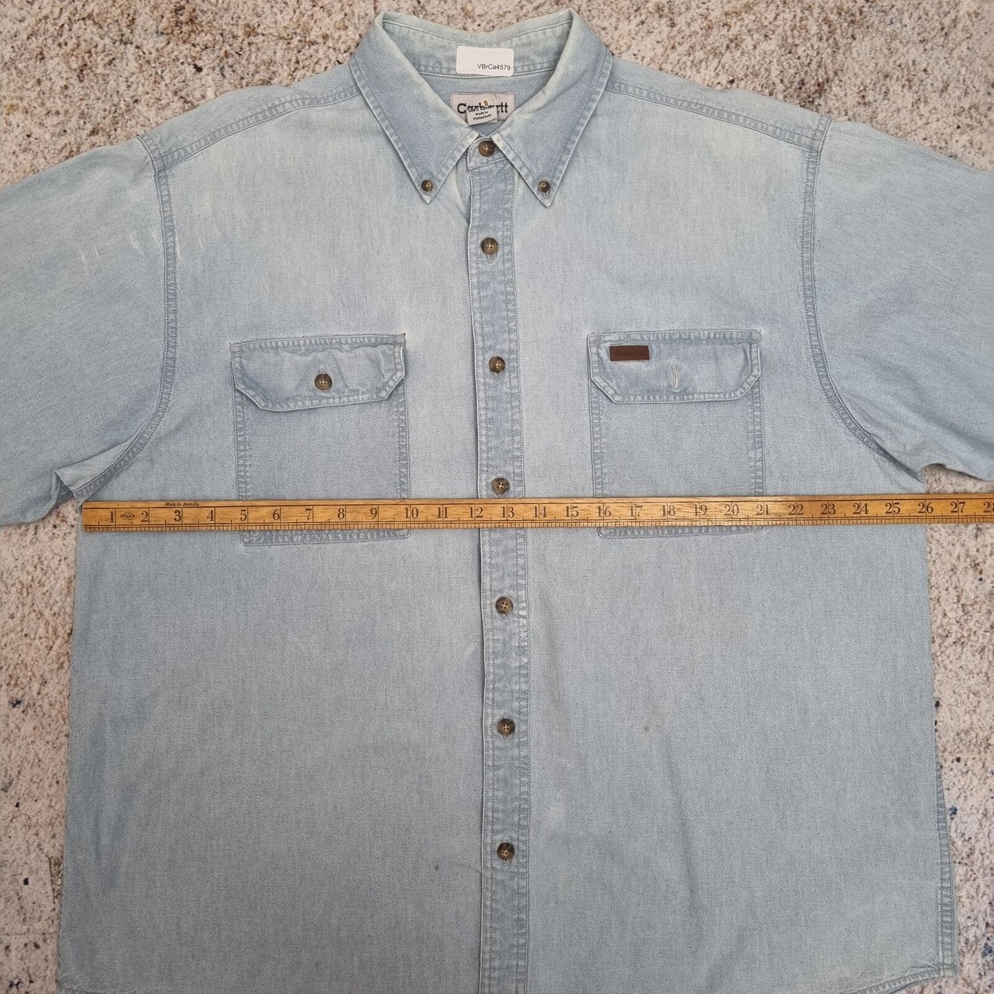 Carhartt DENIM SHIRT WORKWEAR VINTAGE - Blue - Size XL