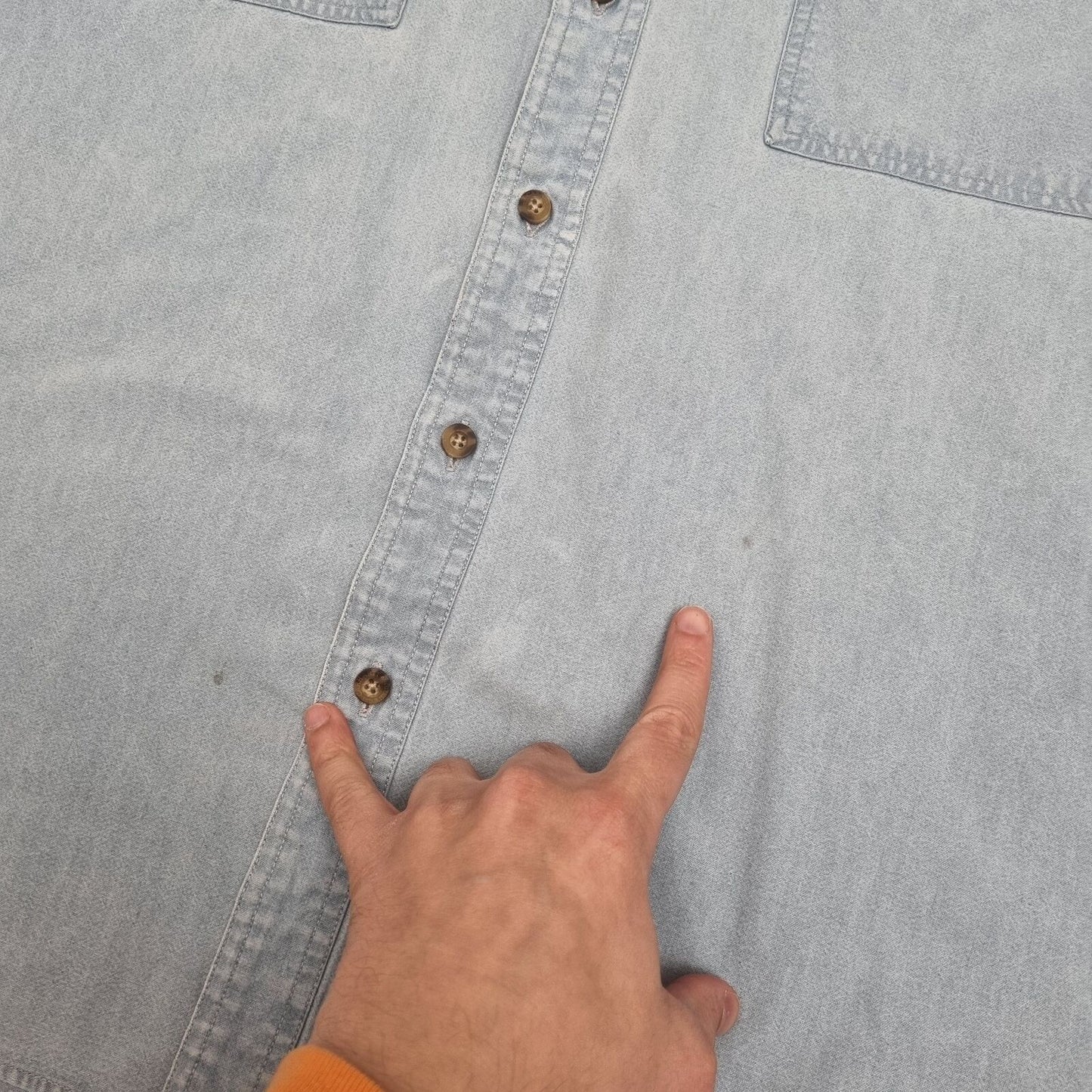 Carhartt DENIM SHIRT WORKWEAR VINTAGE - Blue - Size XL
