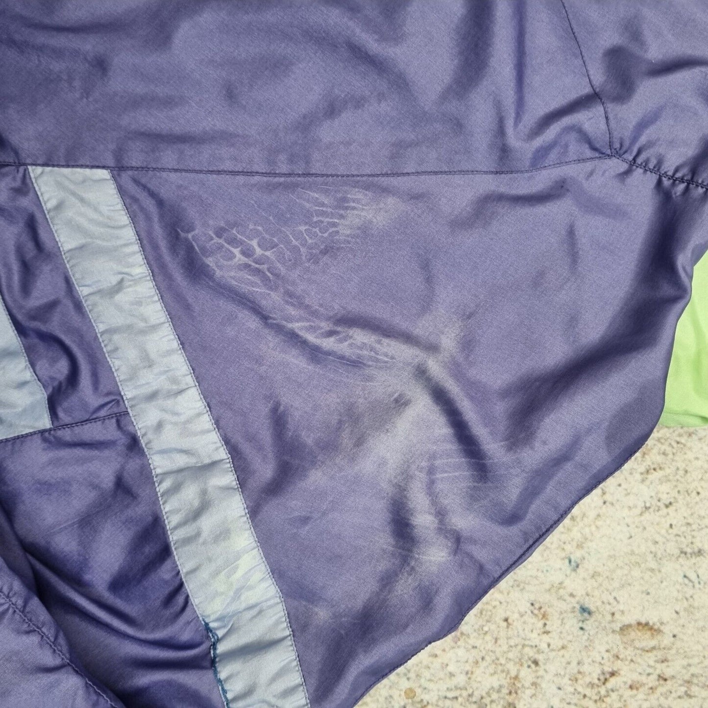 Adidas Track Jacket 90s Full Zip Vintage Windbreaker Purple Green Mens Size M