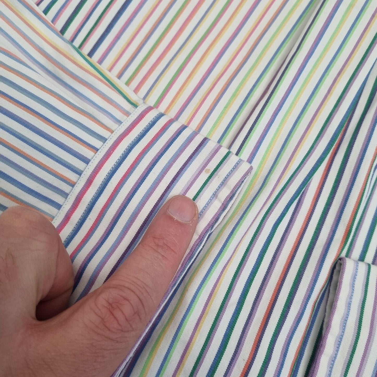 Ralph Lauren OXFORD SHIRT CUSTOM FIT STRIPE -Multicolour - Size 16 40 41