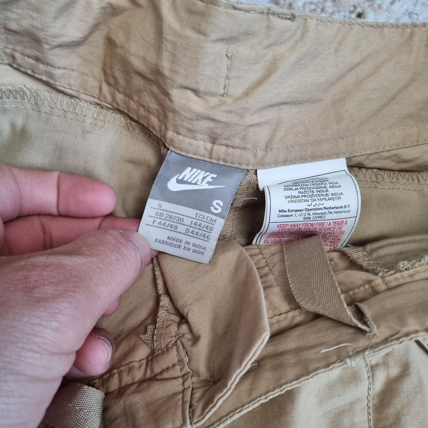 Nike CARGO SHORTS Y2K 2000 RETRO - Brown - Size S