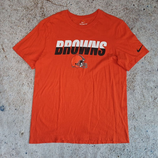 Nike T-SHIRT CLEVELAND BROWNS USA TOP TEE NFL  - Orange - Size M