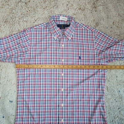 Ralph Lauren OXFORD SHIRT CLASSIC FIT PERFORMANCE CHECK  - Pink - Size S