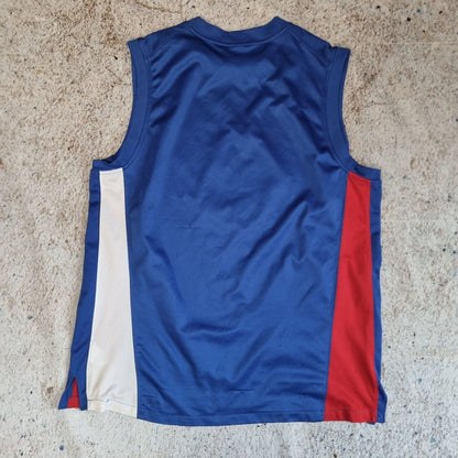 NIKE Basketball Mens Jersey Blue Sleeveless M Retro 2000