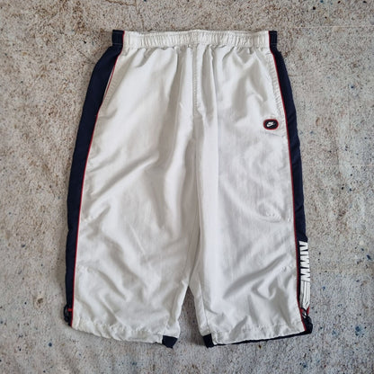 NIke INTERNATIONAL 3/4 SHORTS RETRO Y2K - White - Size XL