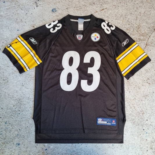 Reebok Pittsburgh Steelers NFL Jersey US Football Miller #83 - Black - Size L