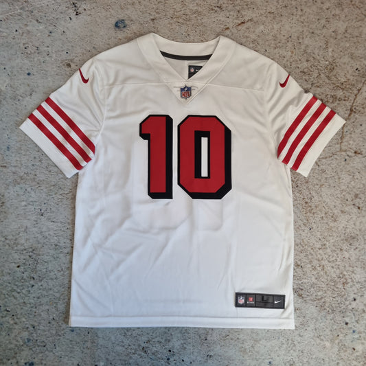 Nike San Francisco 49ers NFL Jersey Football Garoppolo #10 - White - Size L