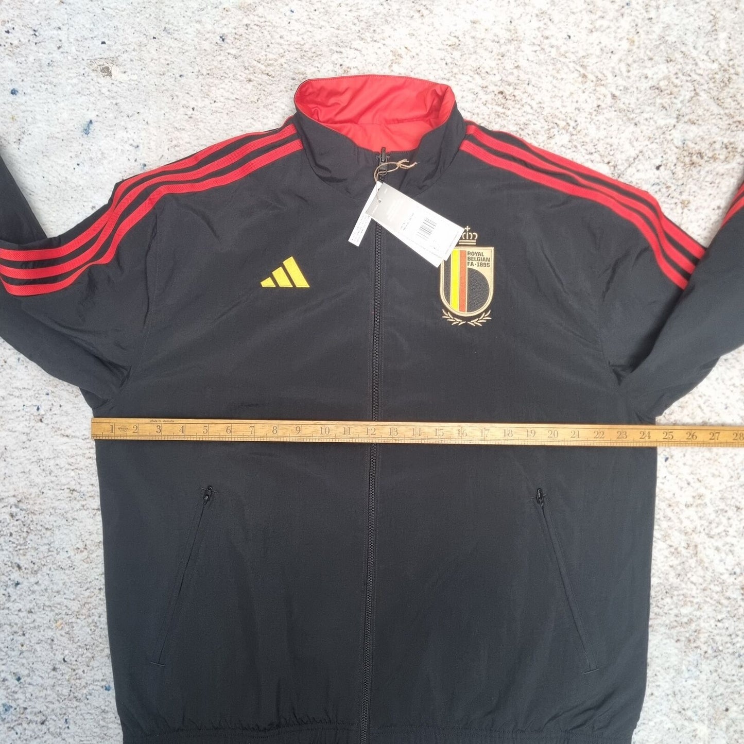 Adidas BELGIUM TRACK JACKET REVERSIBLE NEW  - Black - Size L