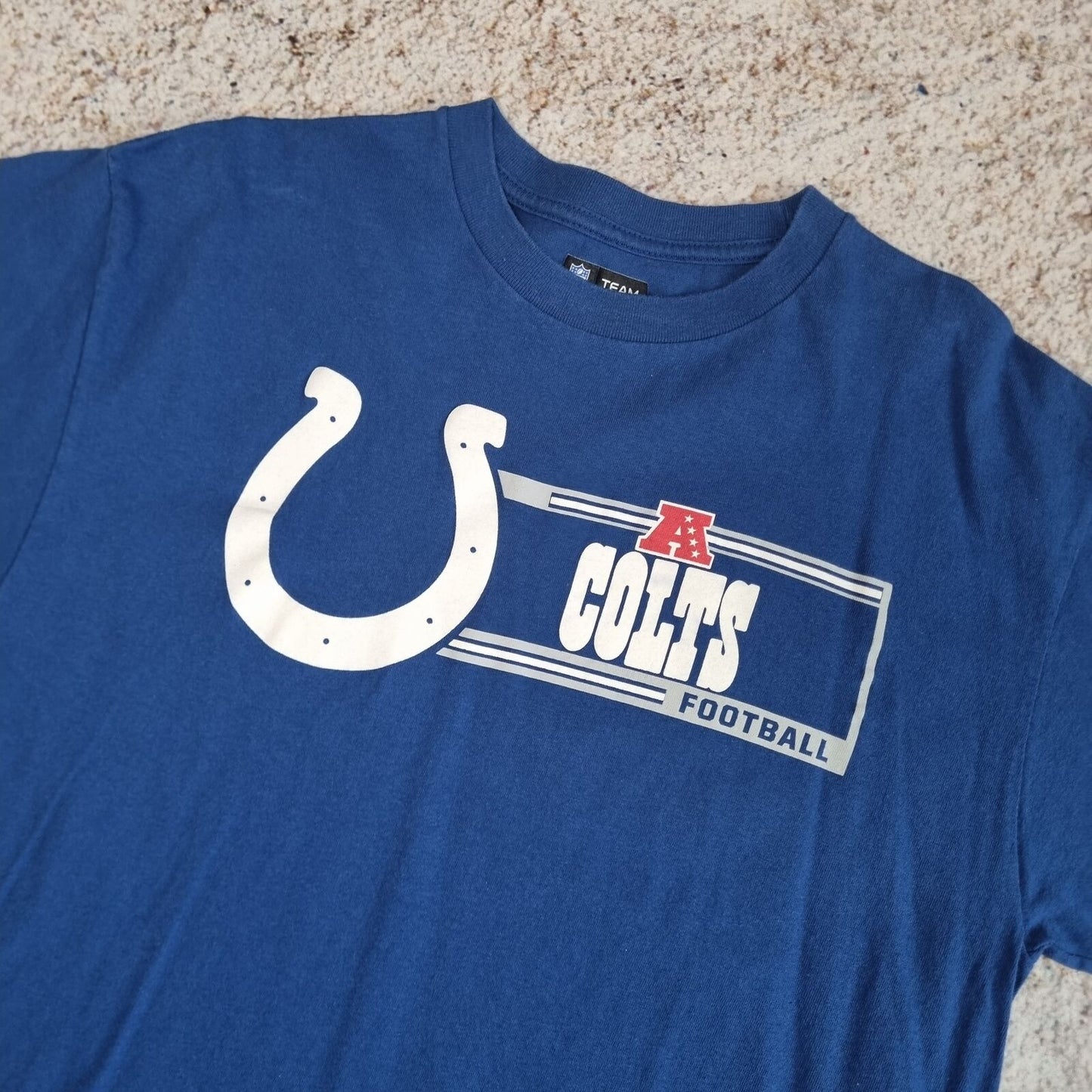 NFL T-SHIRT INDIANAPOLIS COLTS SPELLOUT TOP TEE  NFL - Blue - Size L