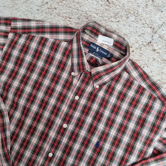 Ralph Lauren Ralph Lauren Blake Mens Vintage Check - Red - Size L