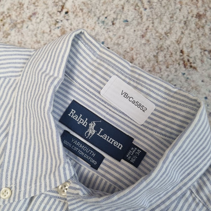 Carhartt OXFORD SHIRT YARMOUTH STRIPE 34 - Blue - Size 16.5