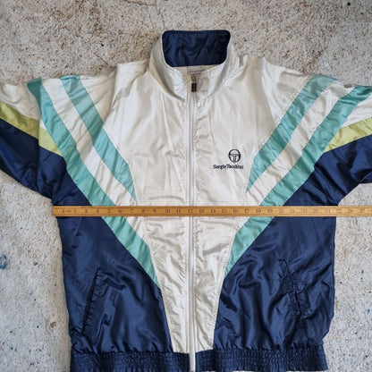 Sergio Tacchini Soft Shell Track Jacket Size Large 50 Mens | Vintage 90s VTG