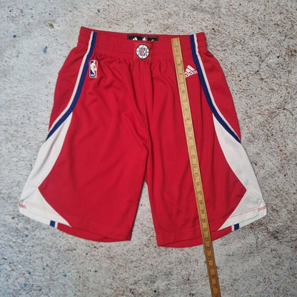 Adidas NBA LA Clippers Basketball Shorts  Size M RED