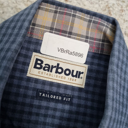 Barbour COUNTRY GINGHAM SHIRT TAILORED FIT CHECK - Blue - Size M