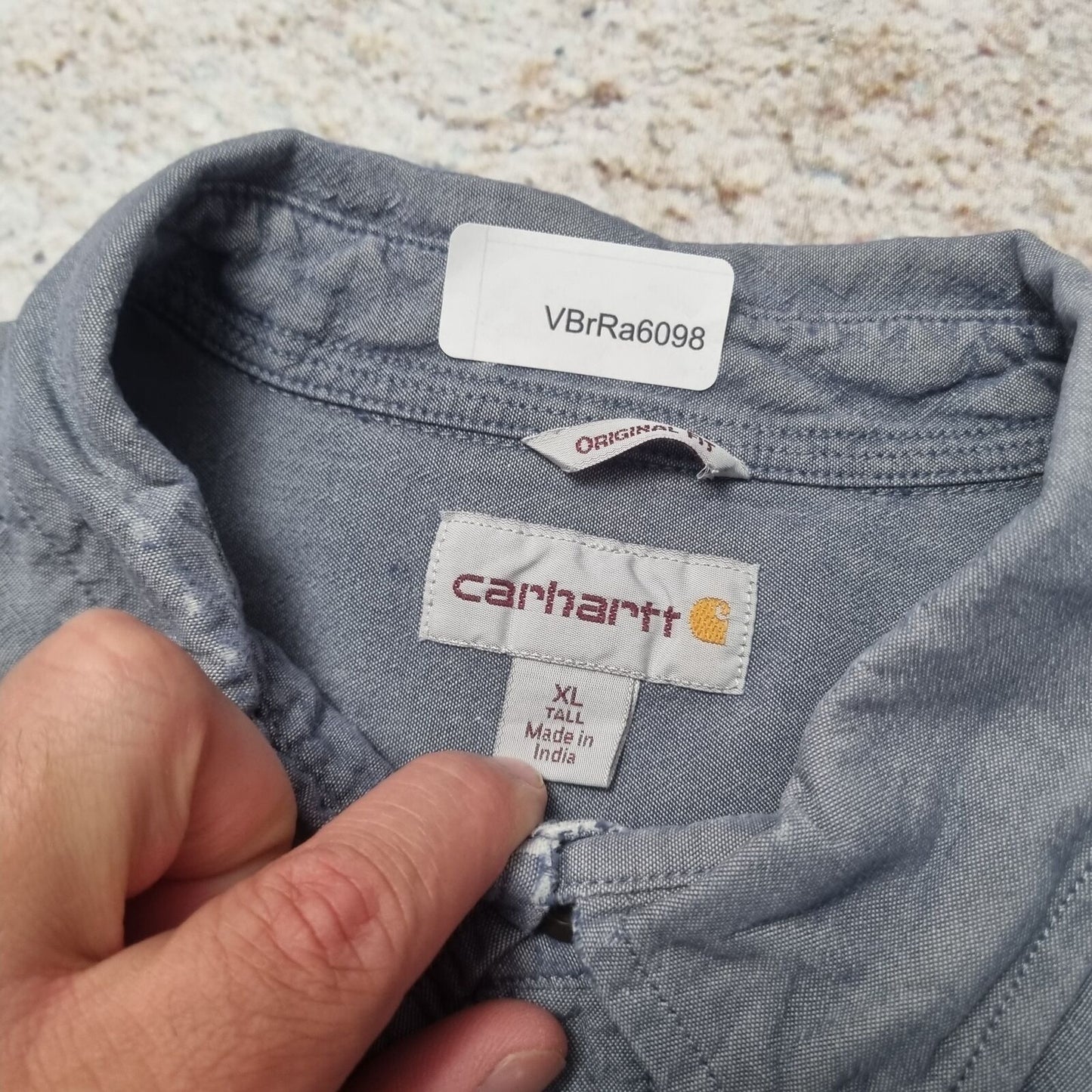 Carhartt WORK WEAR SHIRT SHORT SLEEVE - Grey - Size XL