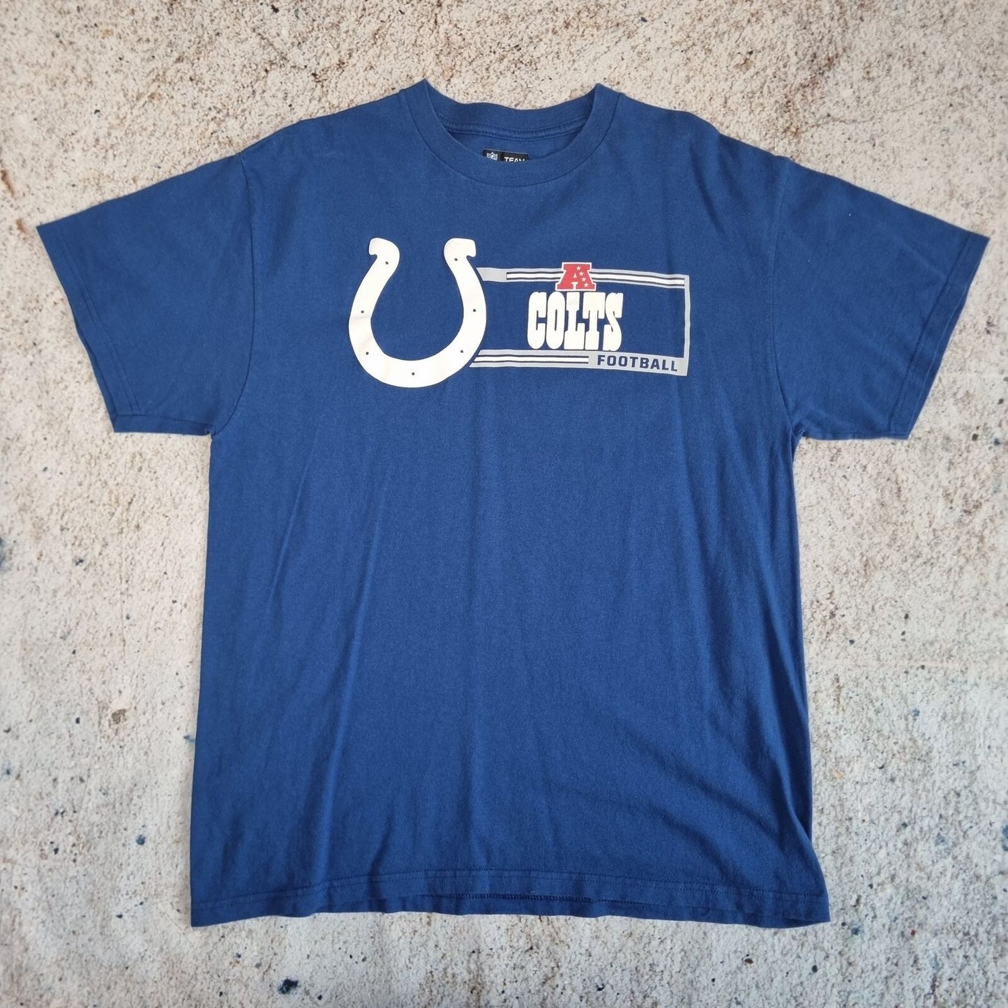 NFL T-SHIRT INDIANAPOLIS COLTS SPELLOUT TOP TEE  NFL - Blue - Size L