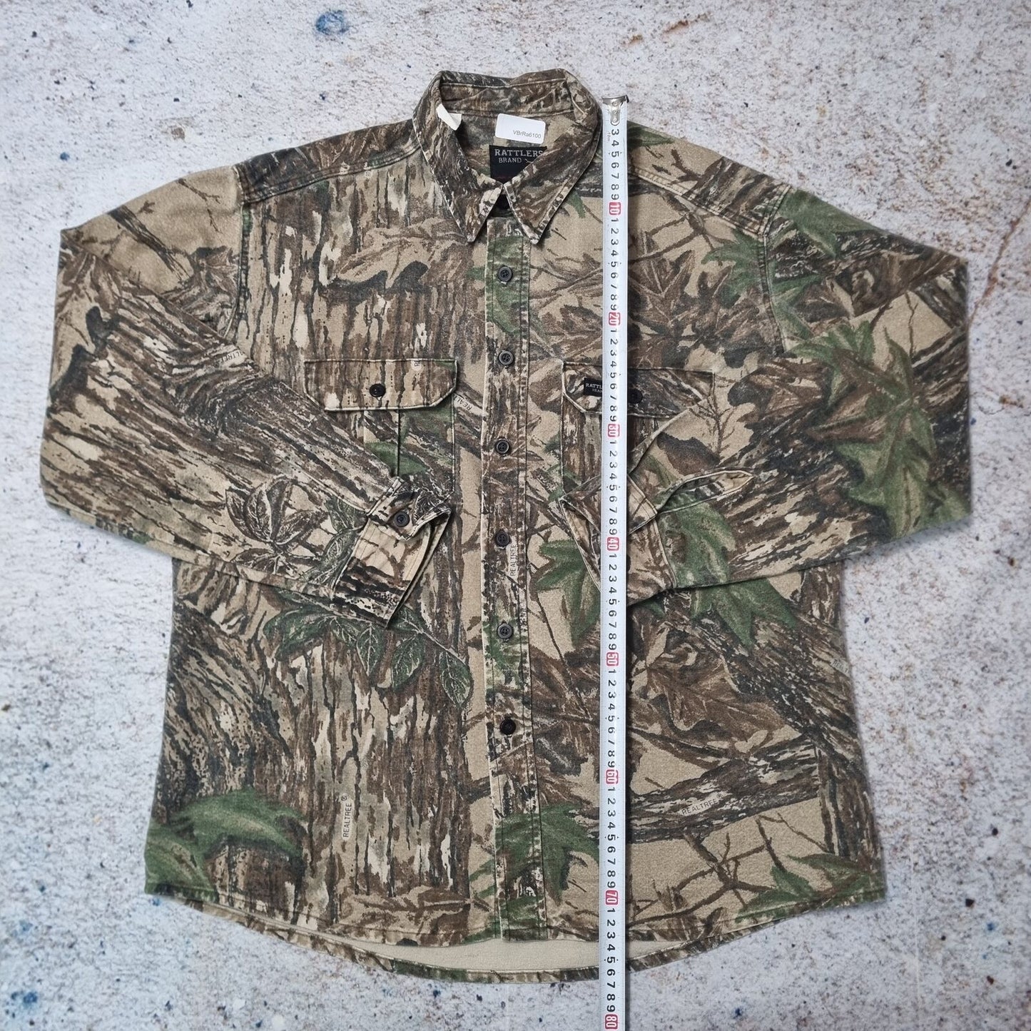 Rattlers REALTREE SHIRT CAMO HUNTING FISHING - Green - Size L