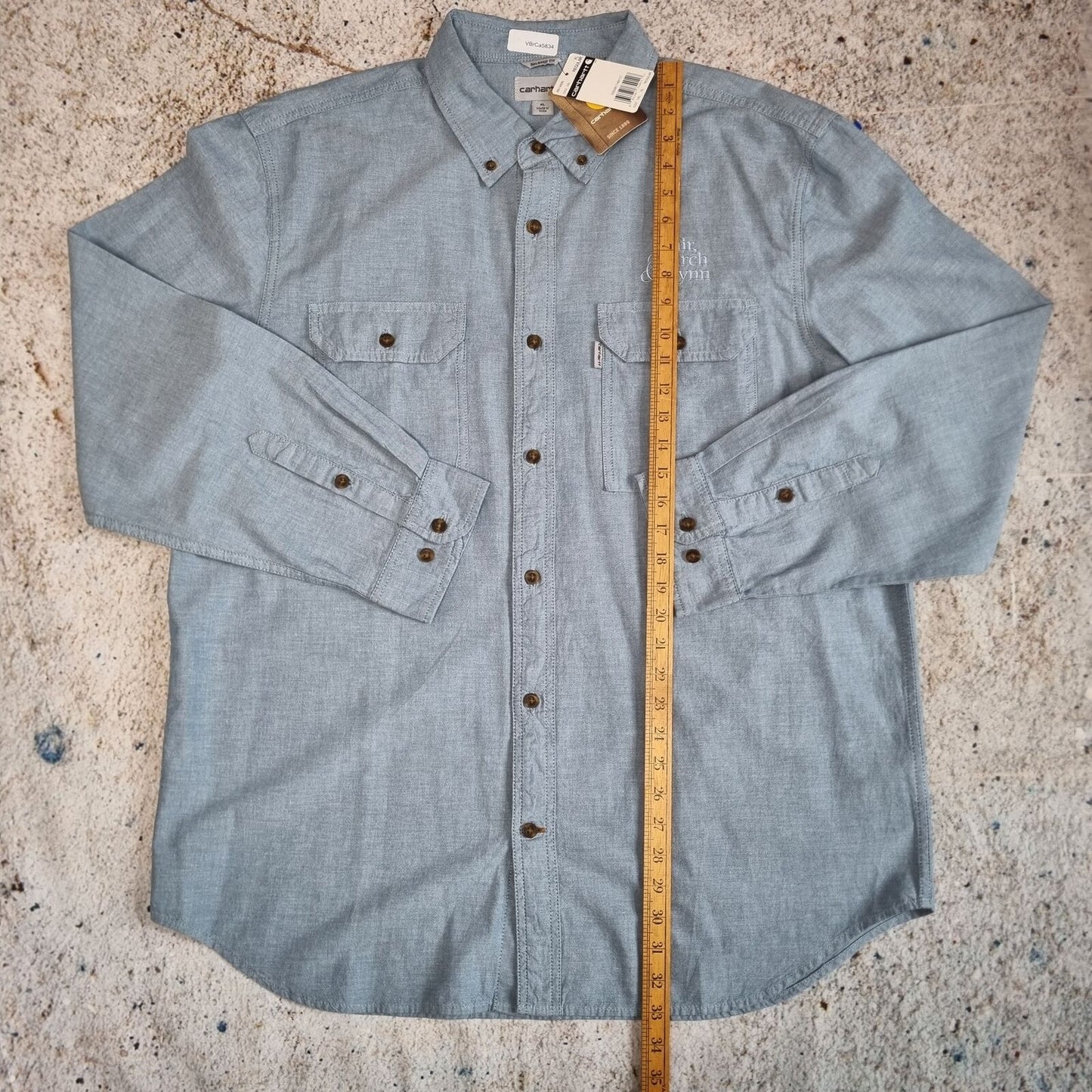 Carhartt SHIRT WORK WEAR OUTDOORS UTILITY NEW - Blue - Size XL