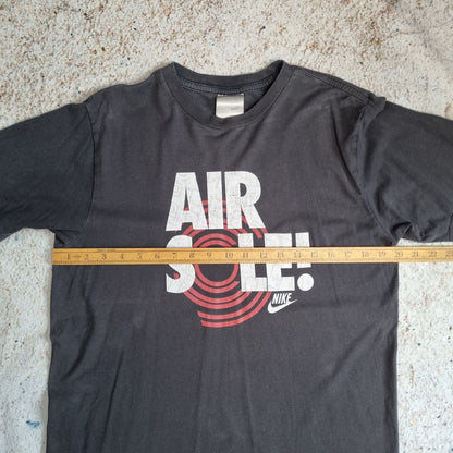 Nike AIR SOLE GRAPHIC T SHIRT BIG LOGO RETRO - Black - Size M