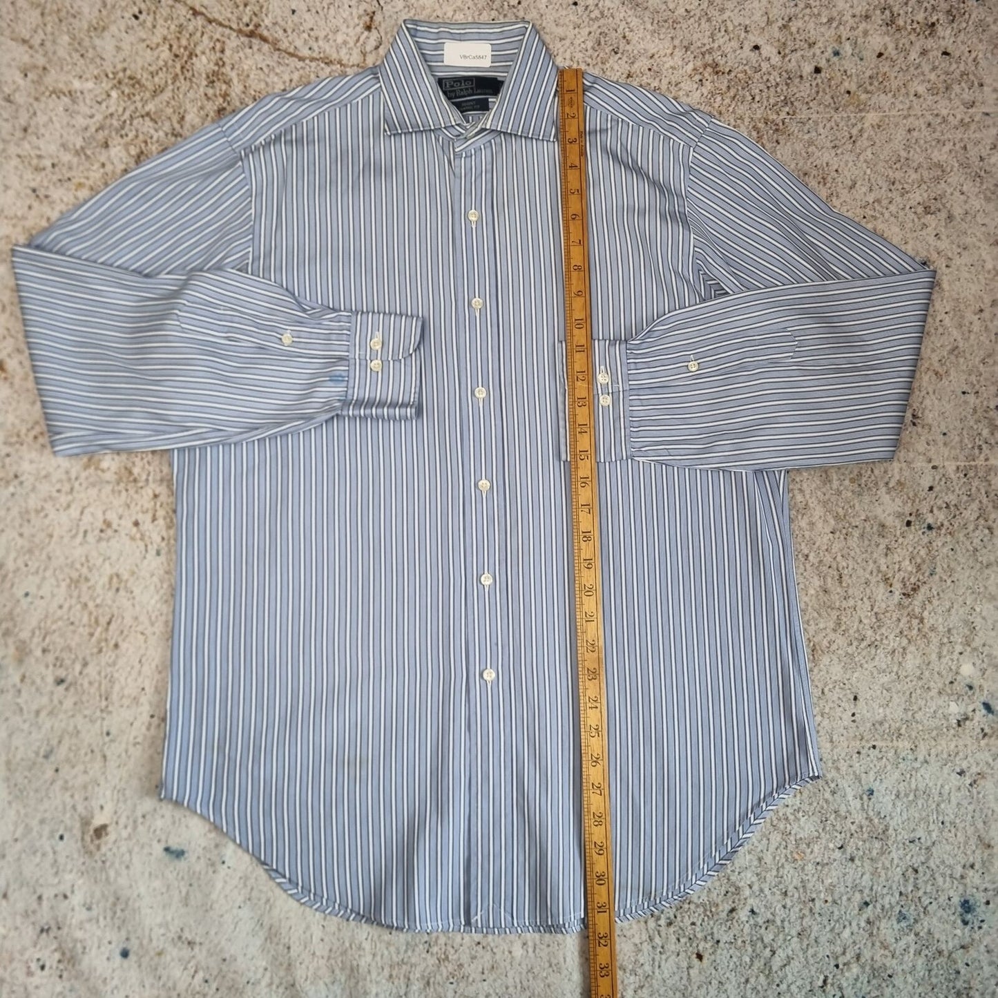 Polo Ralph Lauren REGENT SHIRT CLASSIC FIT STRIPE - Blue - Size 16