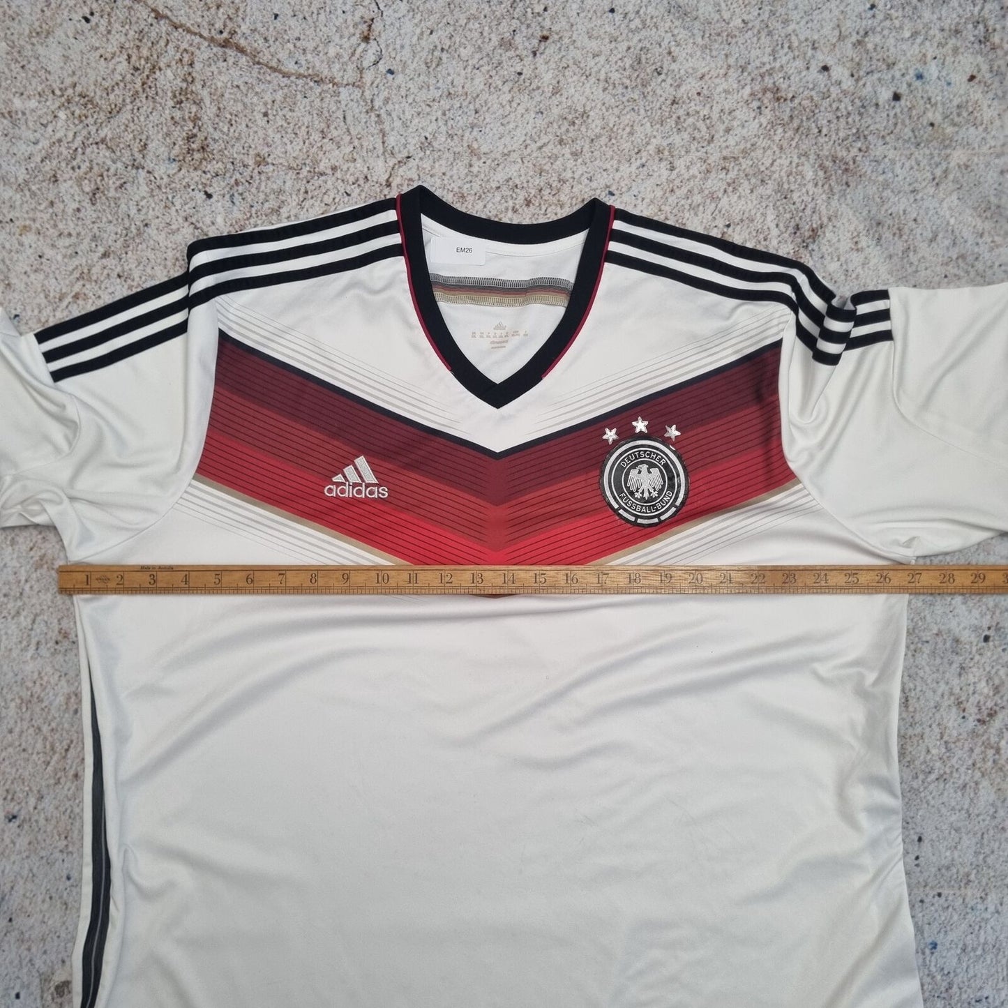 Adidas GERMANY JERSEY FOOTBALL SHIRT 2014  - White - Size XXL