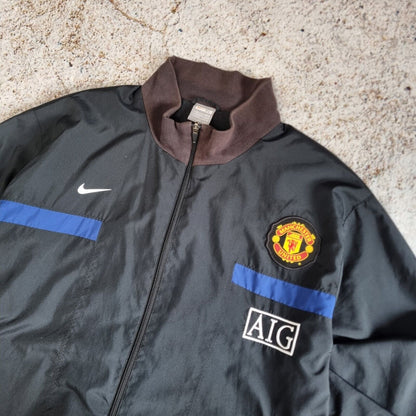 Men's Nike Manchester United Football Club 2009 AIG Black Bomber Jacket XL