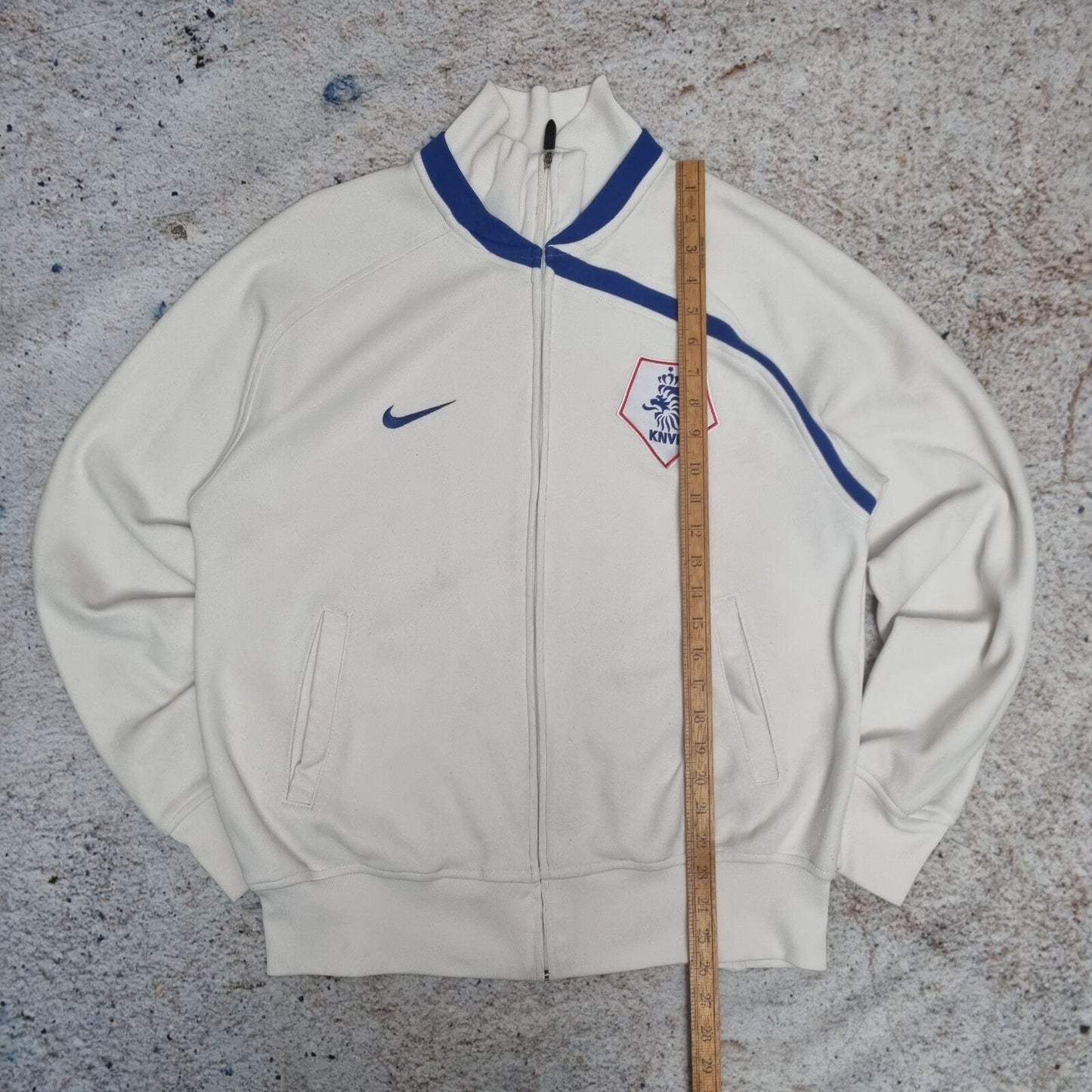 Nike NETHERLAND TRACK JACKET 2008 RETRO - WHITE SIZE L