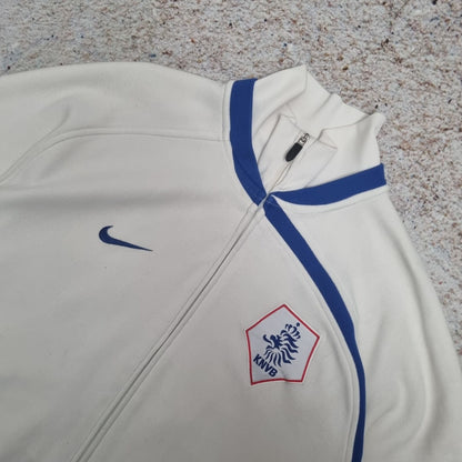 Nike NETHERLAND TRACK JACKET 2008 RETRO - WHITE SIZE L