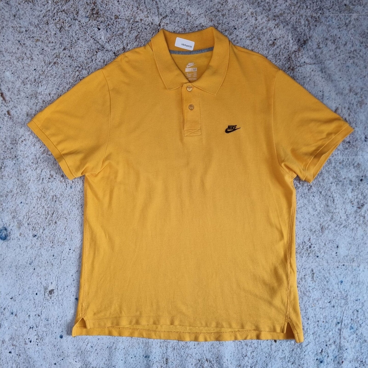 Nike POLO SHIRT VINTAGE Y2K CLUB SWOOSH - Yellow - Size M