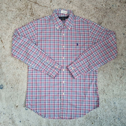 Ralph Lauren OXFORD SHIRT CLASSIC FIT PERFORMANCE CHECK  - Pink - Size S