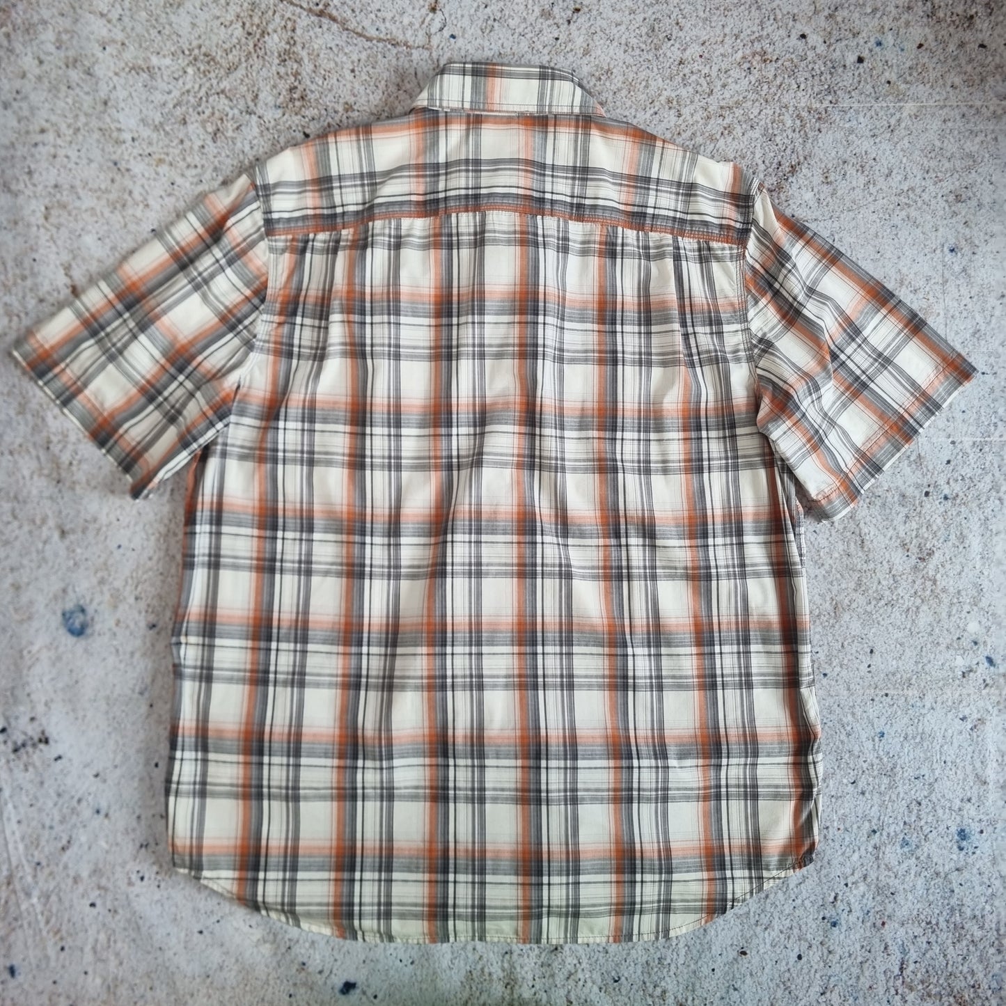 Carhartt WORK WEAR SHIRT SHORT SLEEVE CHECK - Brown - Size XL