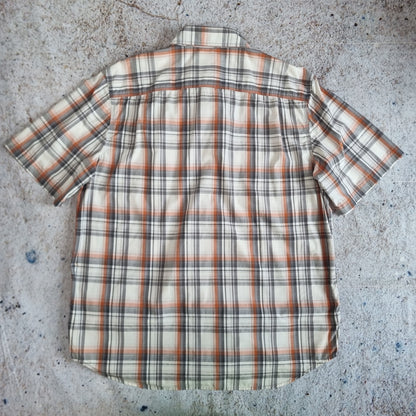 Carhartt WORK WEAR SHIRT SHORT SLEEVE CHECK - Brown - Size XL