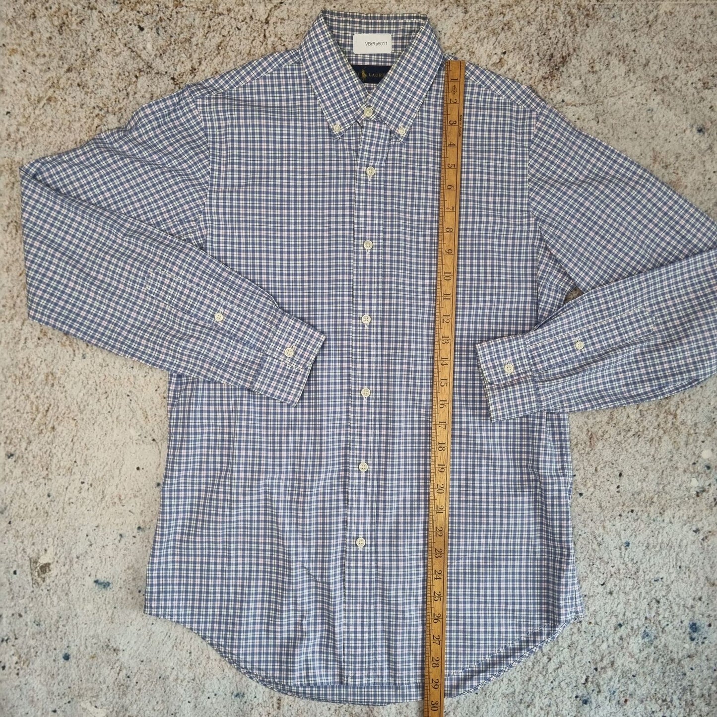 Ralph Lauren OXFORD SHIRT CHECK CASUAL  - Blue - Size S