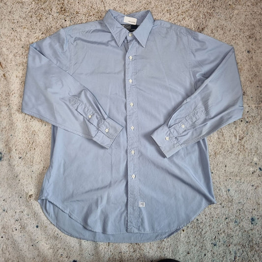 Polo Ralph Lauren CASUAL SHIRT MADE IN USA PLAIN 34 MEDIUM - Blue - Size 16.5