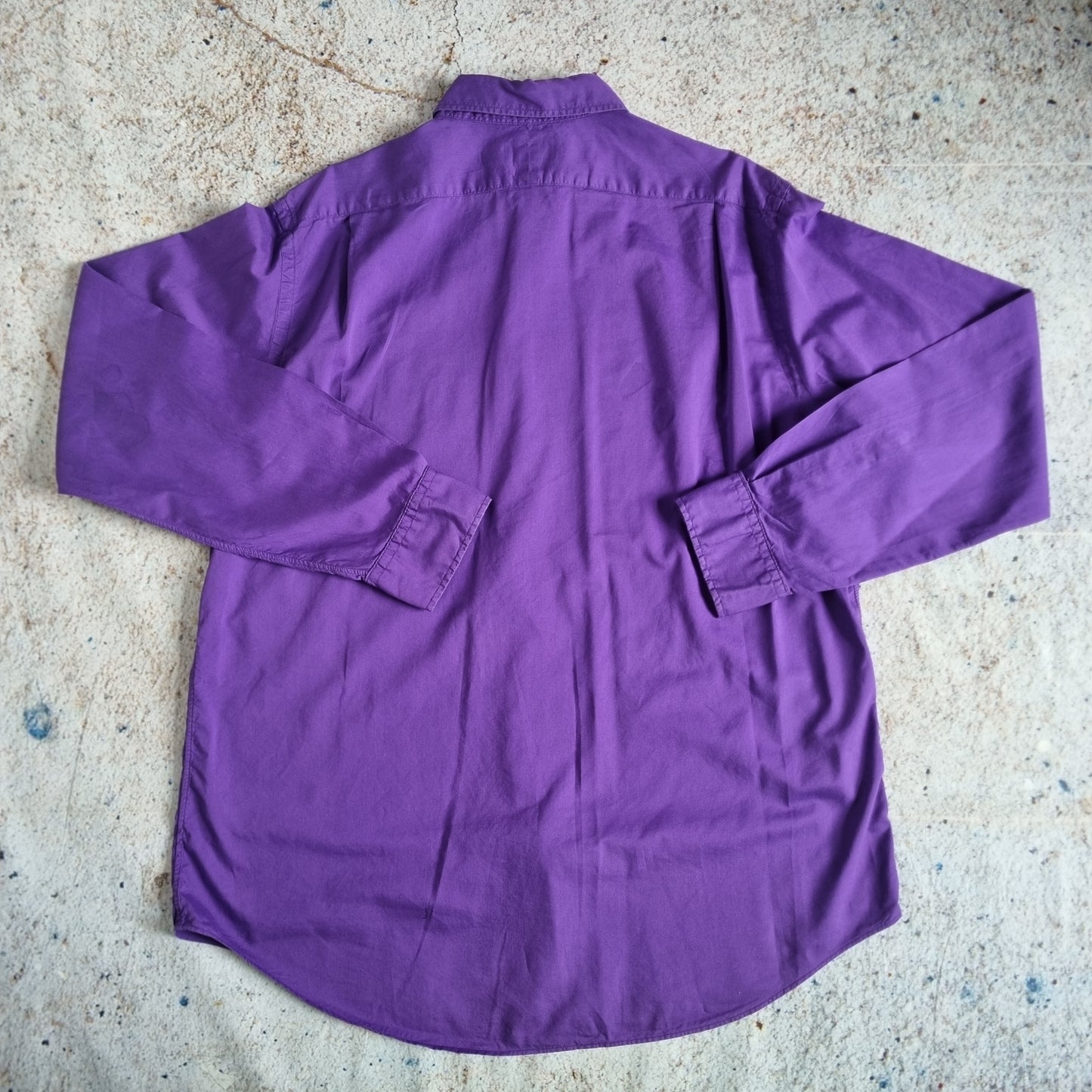 Ralph Lauren OXFORD SHIRT PLAIN - Purple - Size XL