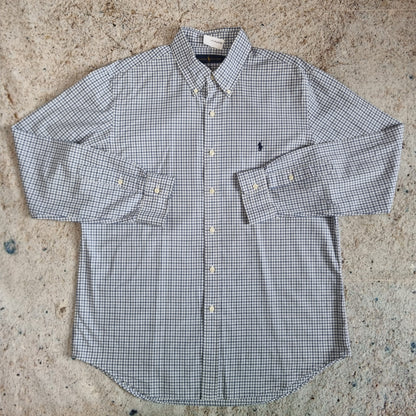 Ralph Lauren OXFORD SHIRT CHECK  - Blue - Size L