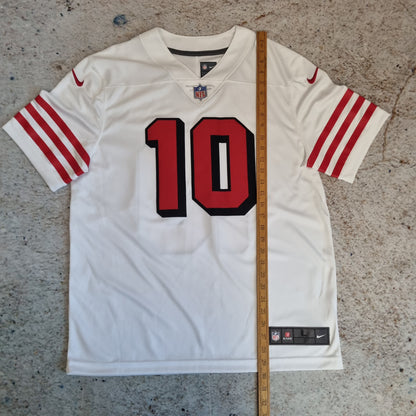 Nike San Francisco 49ers NFL Jersey Football Garoppolo #10 - White - Size L